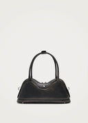 Hilma Vintage Effect Brown Leather Bag