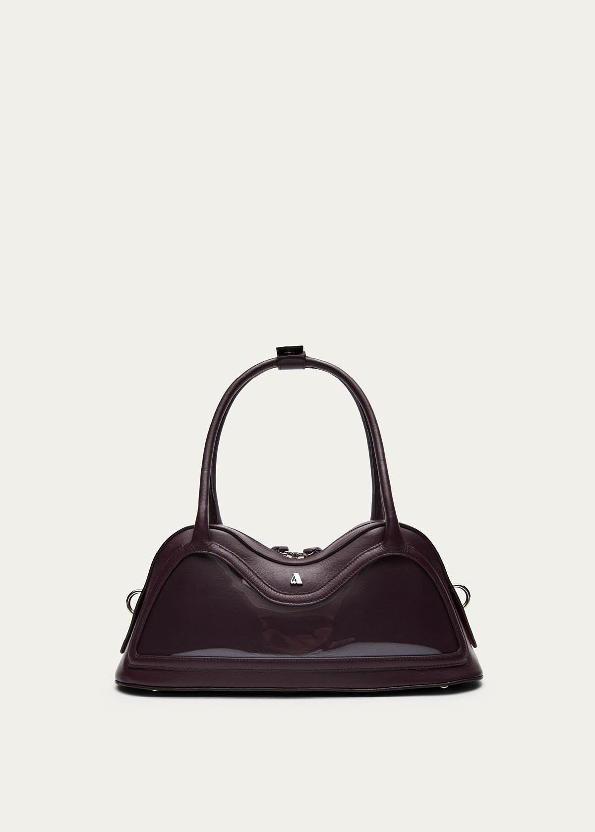 Hilma Vinyl Burgundy Leather Bag