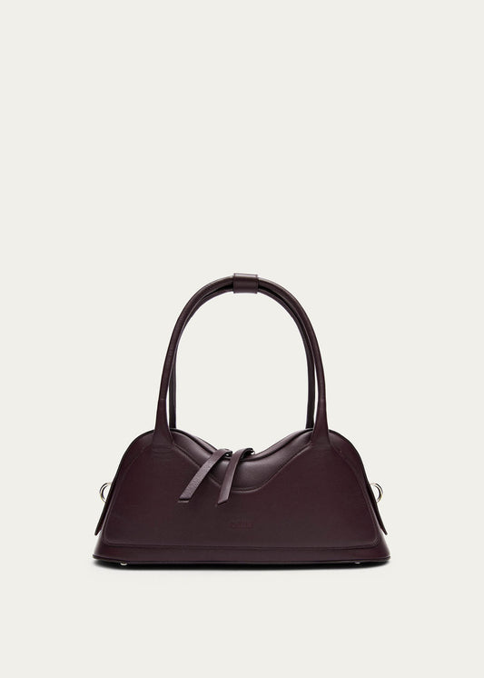Sac en cuir vinyle bordeaux Hilma-image