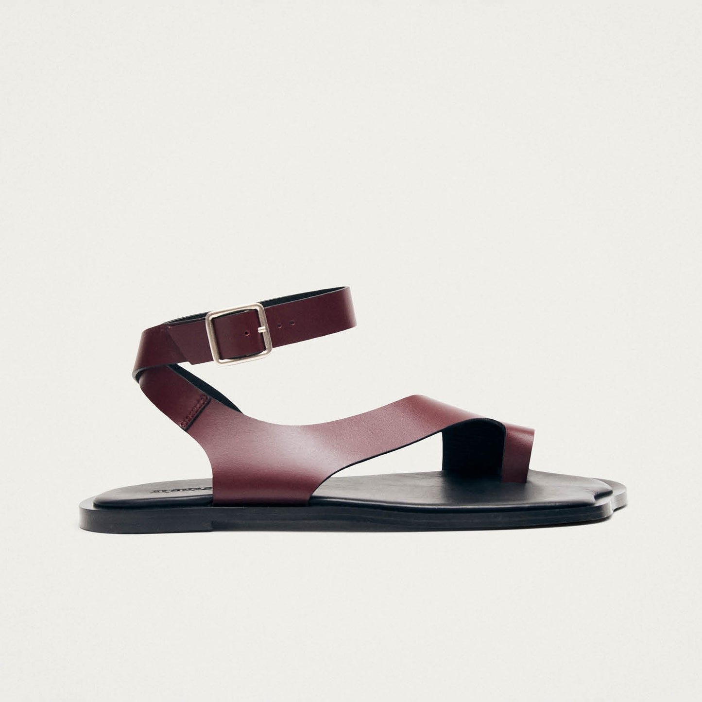 Honu Burgundy Leather Sandals