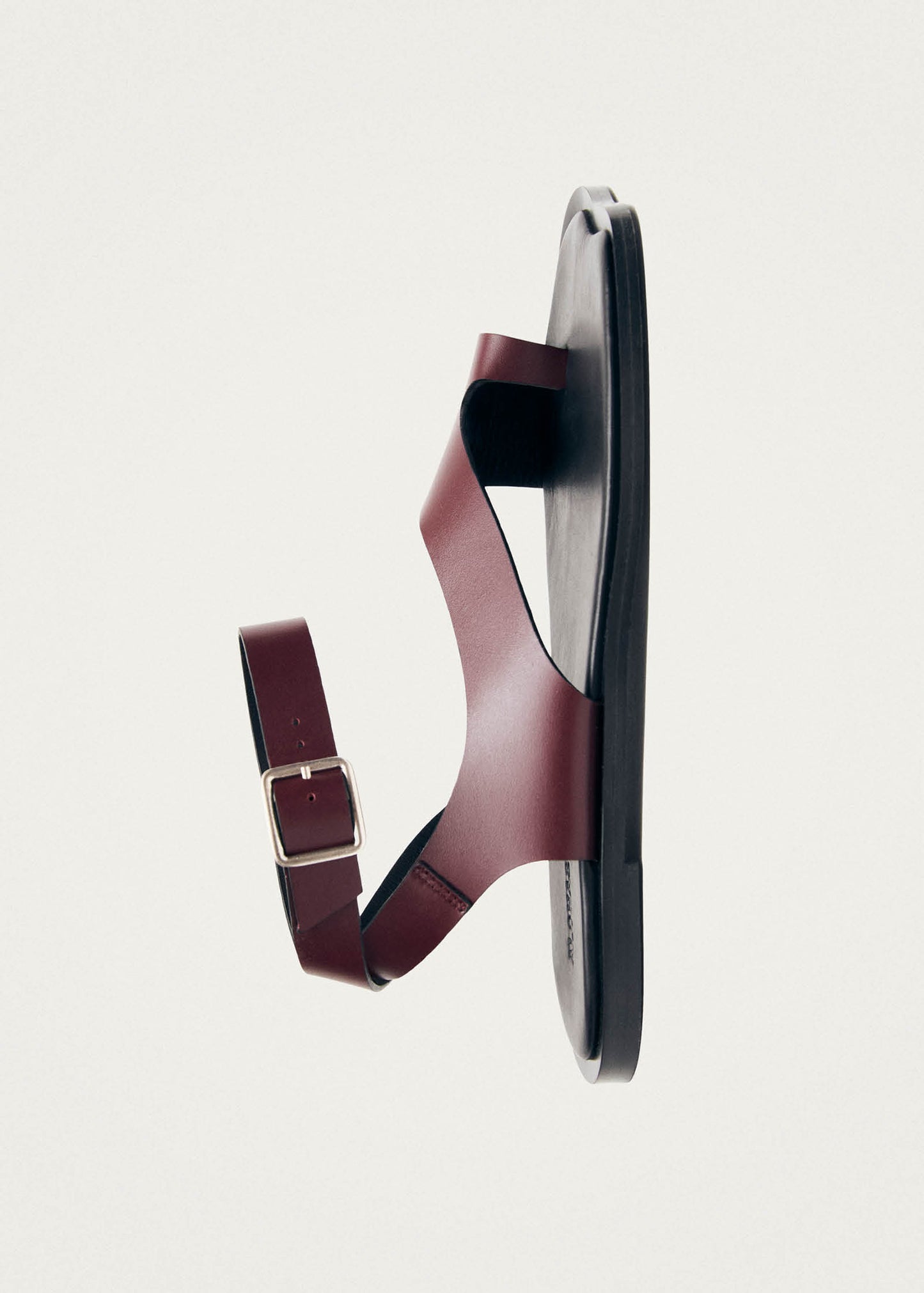 Honu Burgundy Leather Sandals