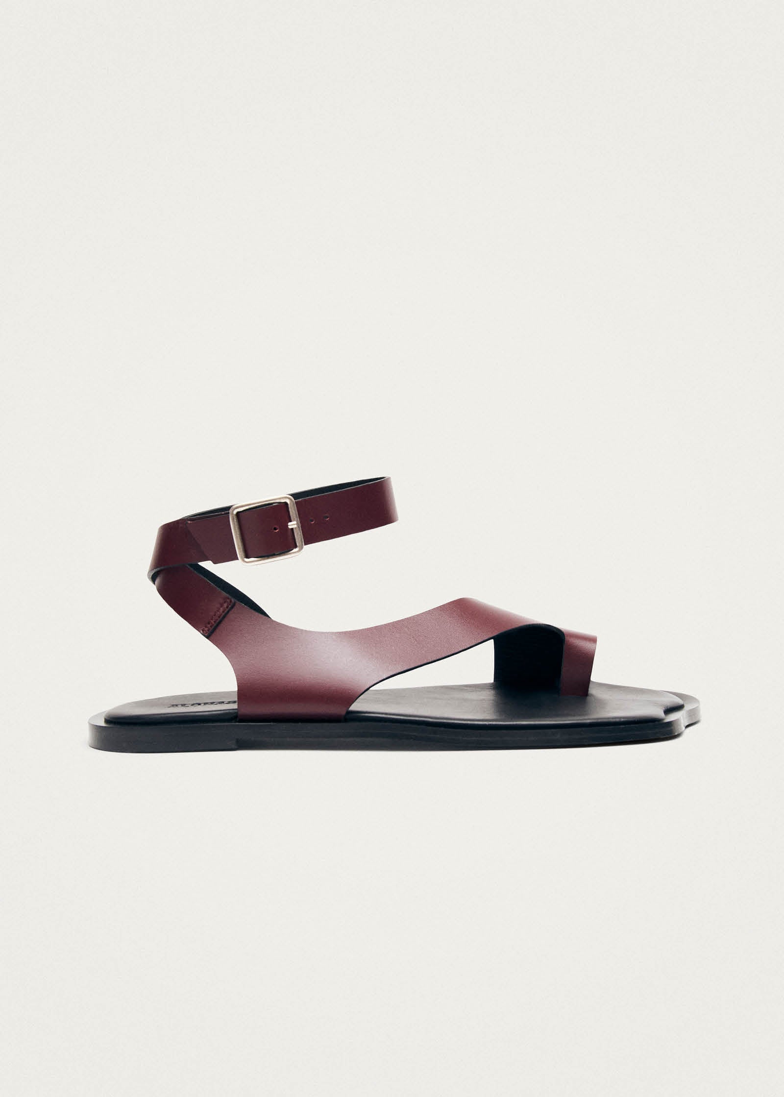 Honu Burgundy Leather Sandals