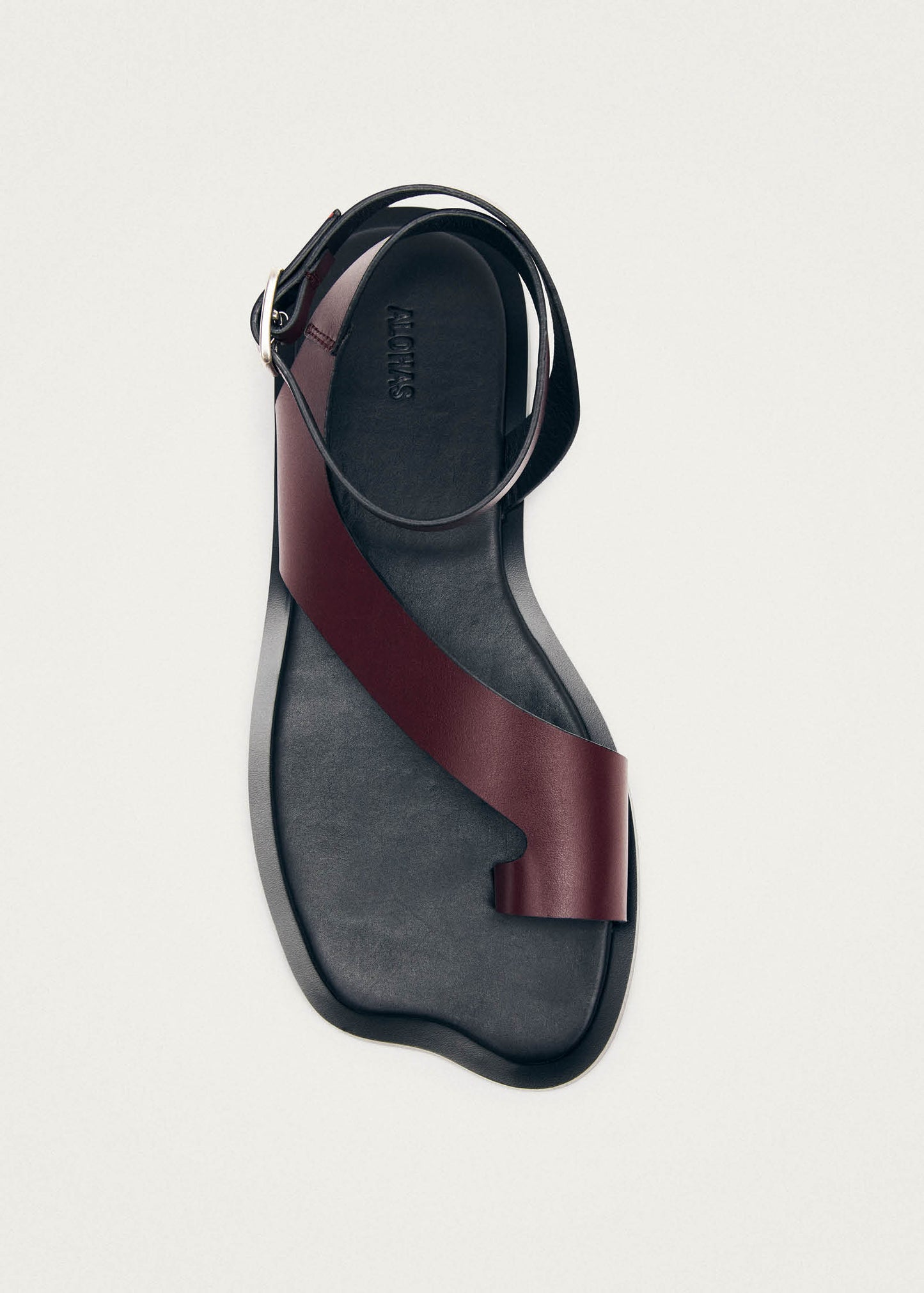 Honu Burgundy Leather Sandals