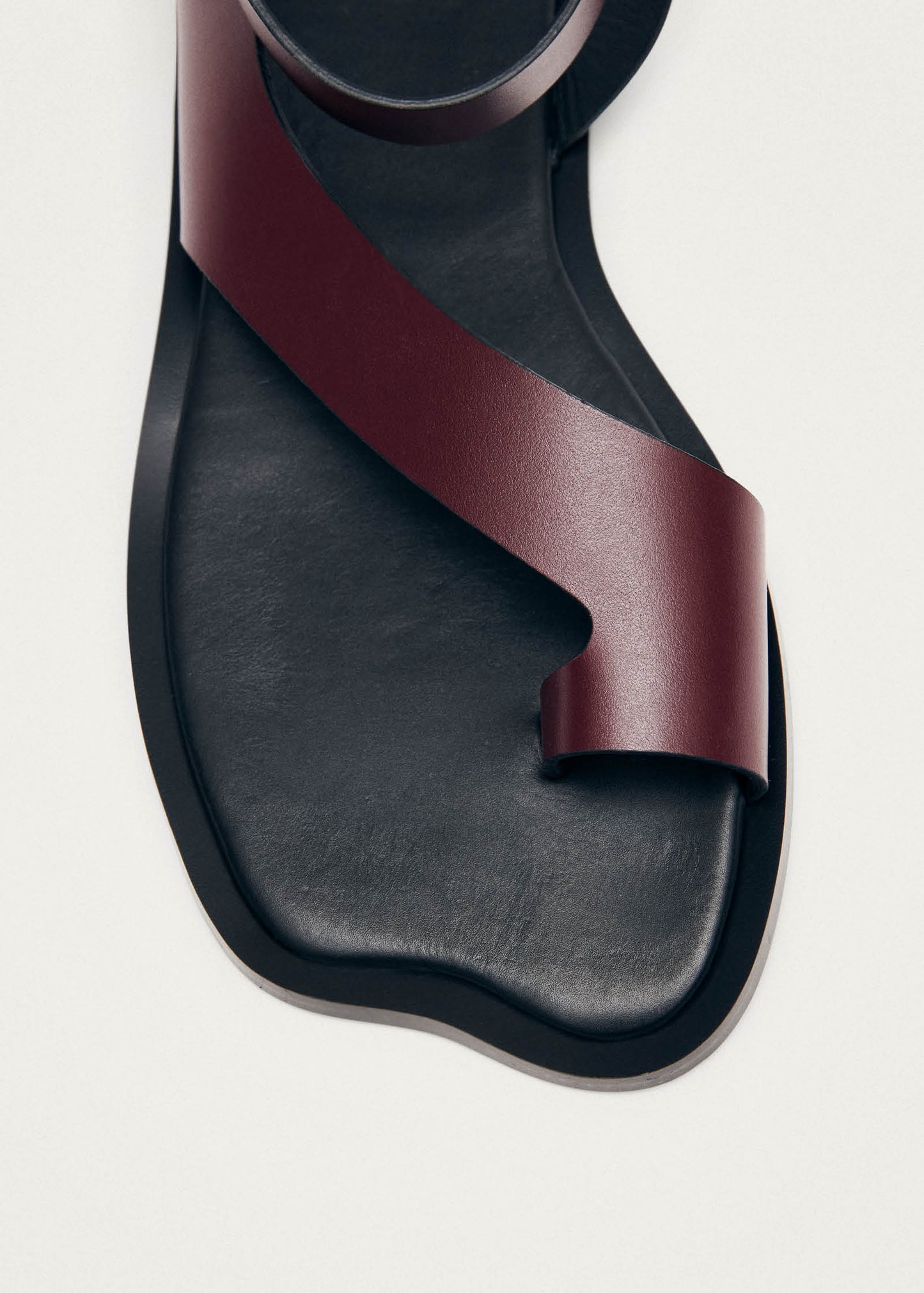Honu Burgundy Leather Sandals