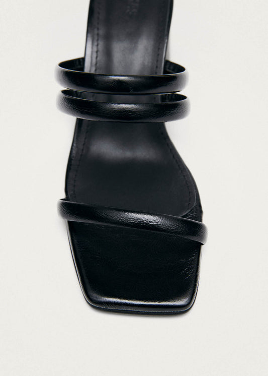 Indiana Rift Black Leather Sandals-image