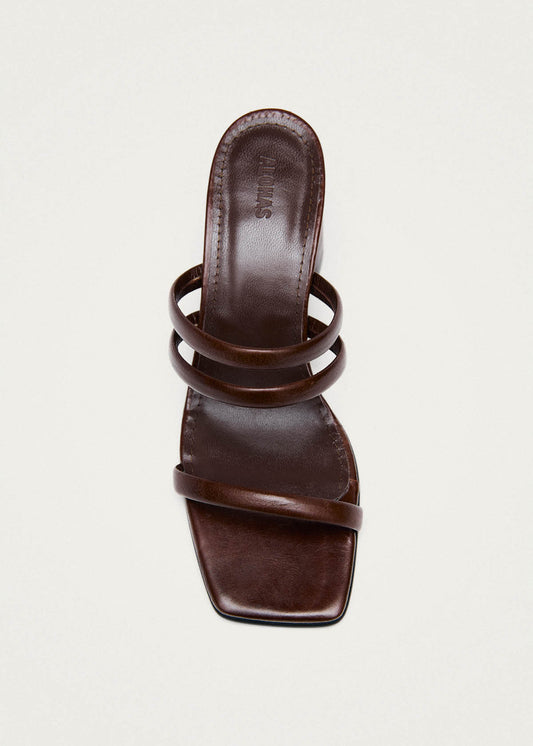Indiana Rift Dark Brown Leather Sandals-image