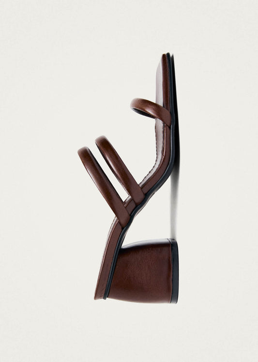 Indiana Rift Dark Brown Leather Sandals-image