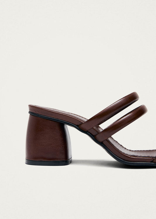 Indiana Rift Dark Brown Leather Sandals-image