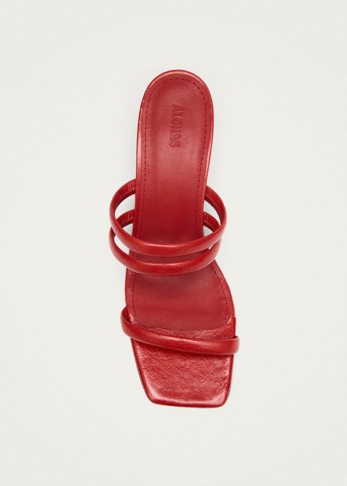 Indiana Rift Red Leather Sandals