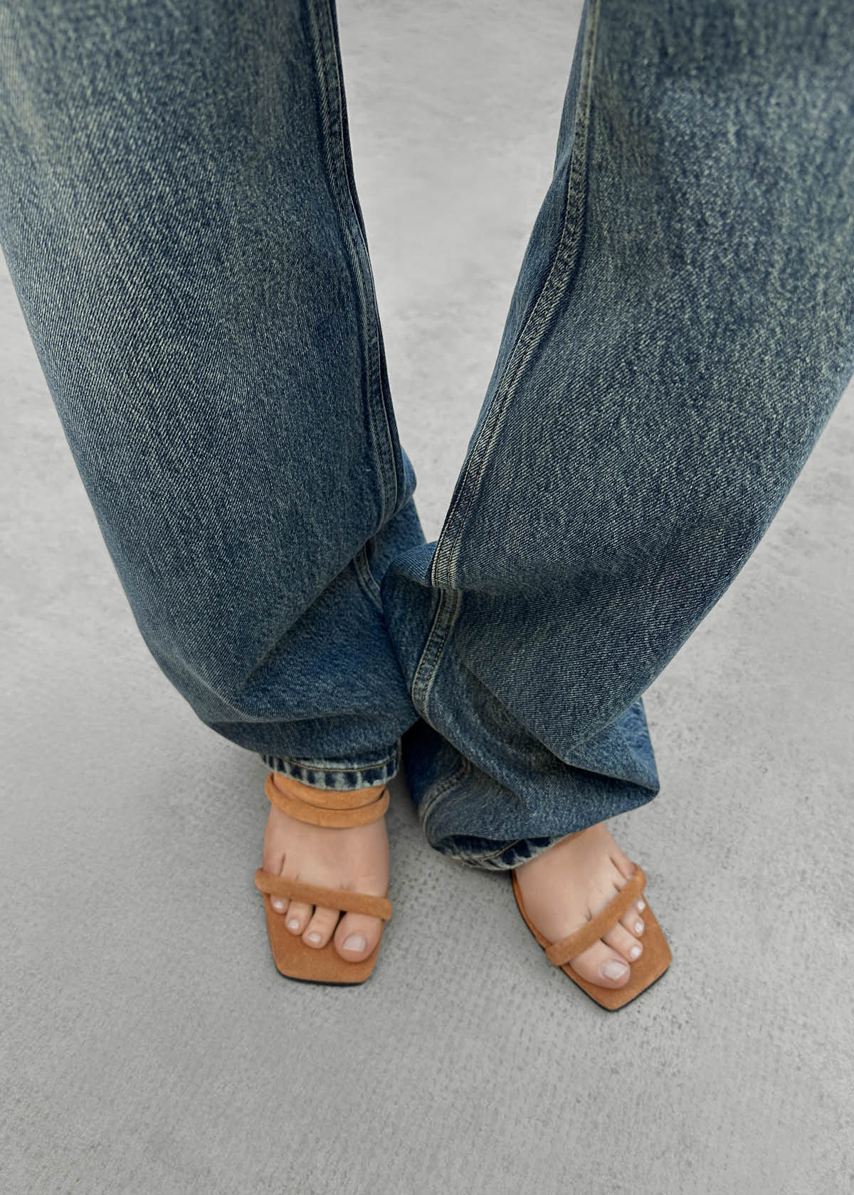 Indiana Suede Tan Leather Sandals