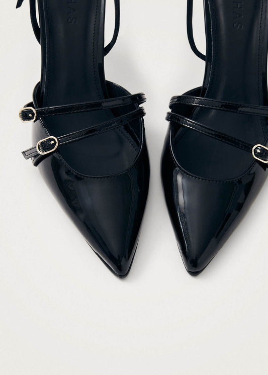 Joelle Black Patent Leather Pumps-image