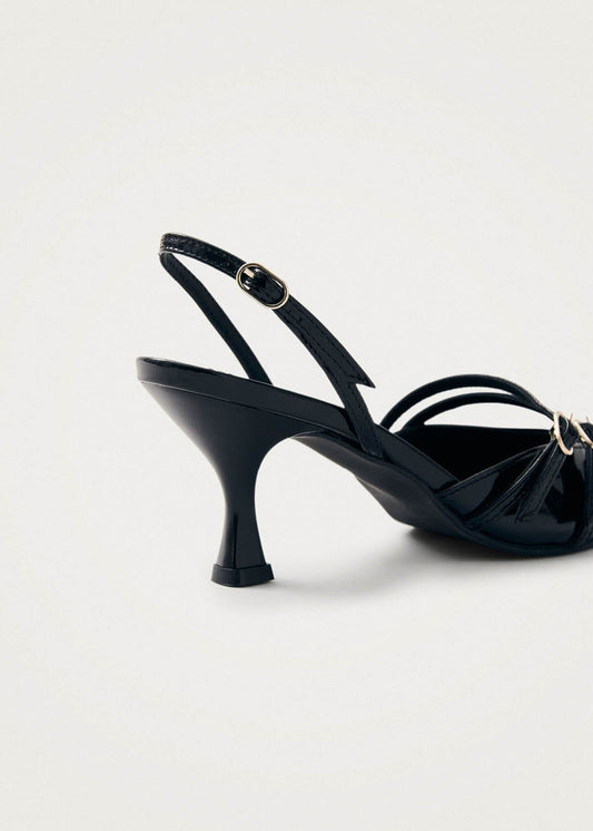 Joelle Black Patent Leather Pumps-image