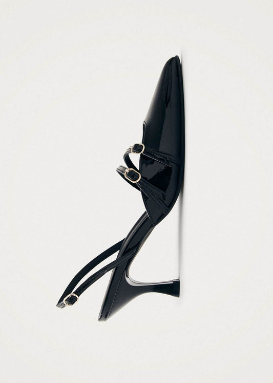Joelle Black Patent Leather Pumps-image