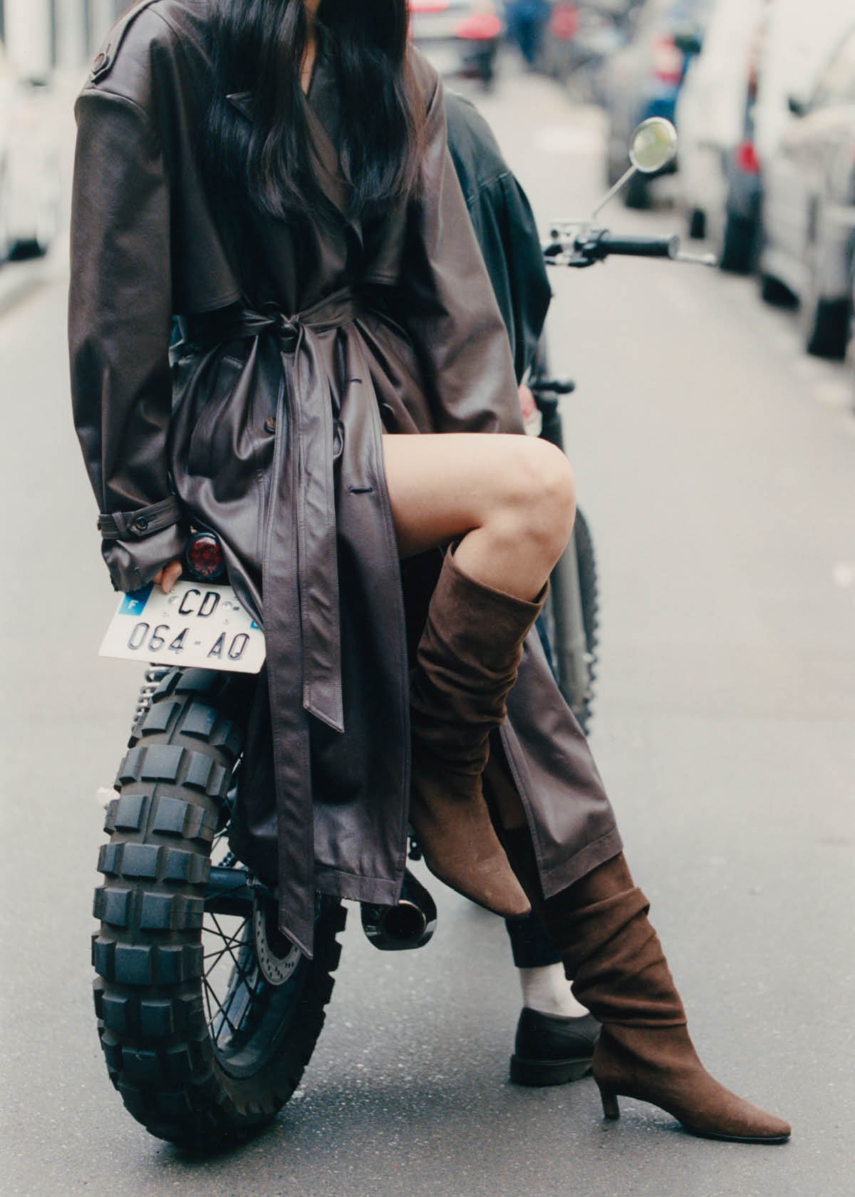 靴 ALOHA Kalila Suede Brown Leather Boots | ALOHAS