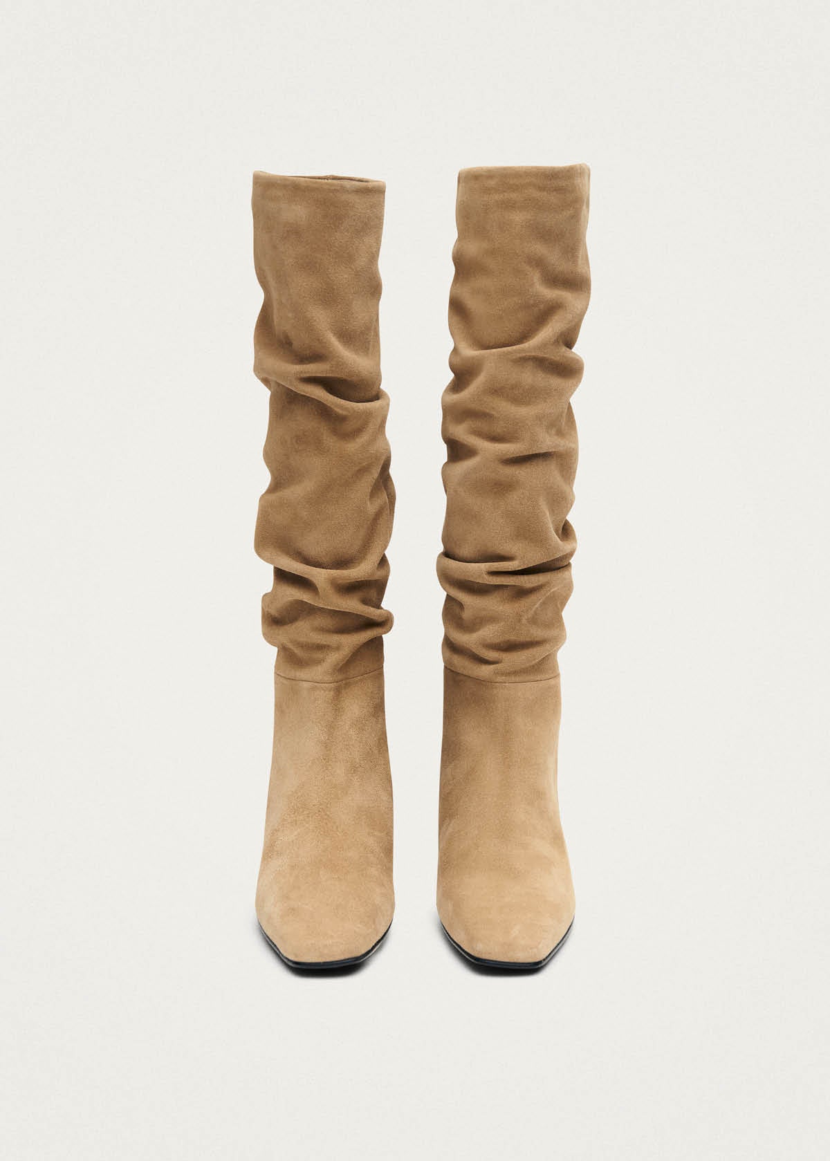 Kalila Suede Sand Leather Boots