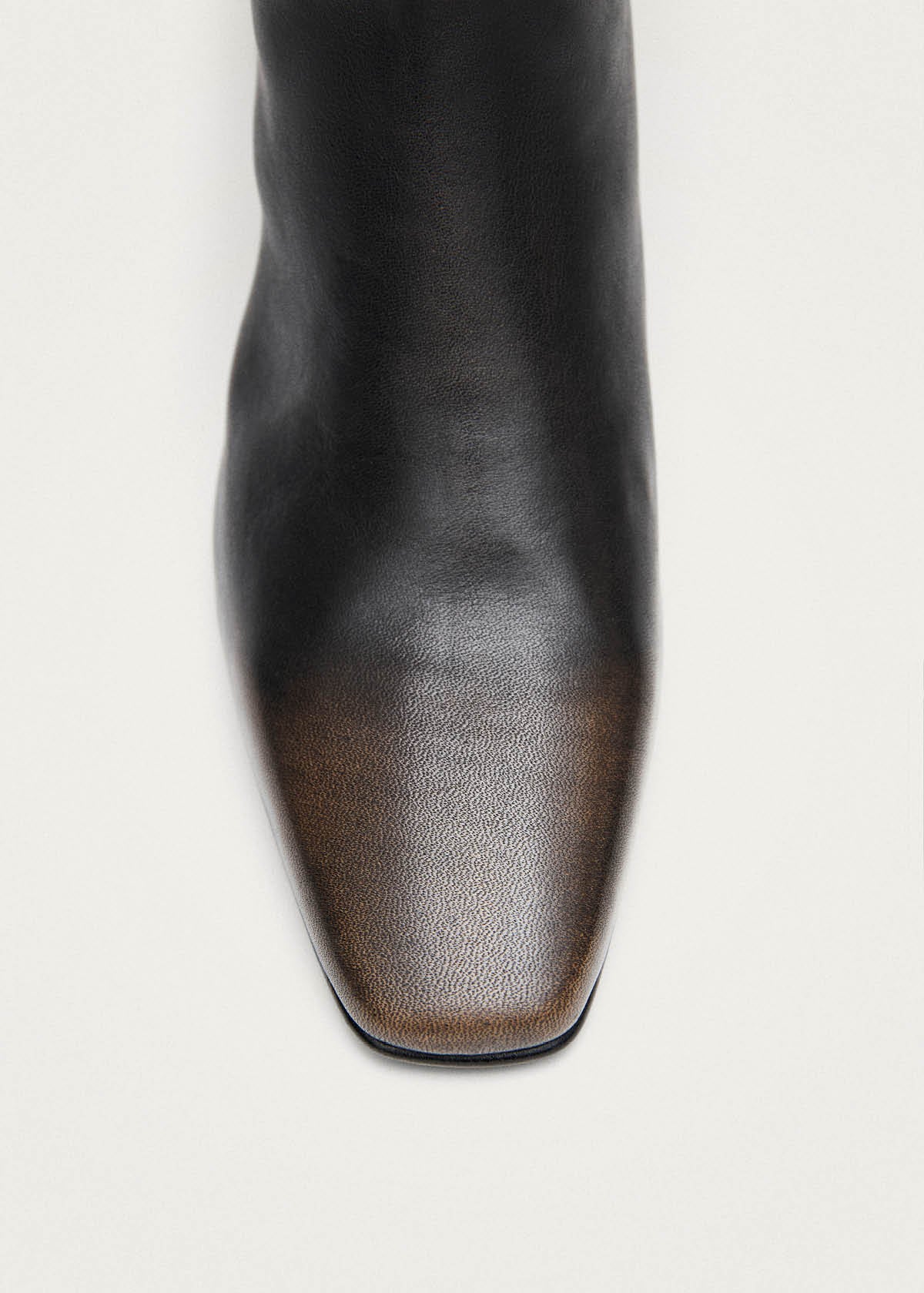 Kalila Vintage Effect Brown Leather Boots