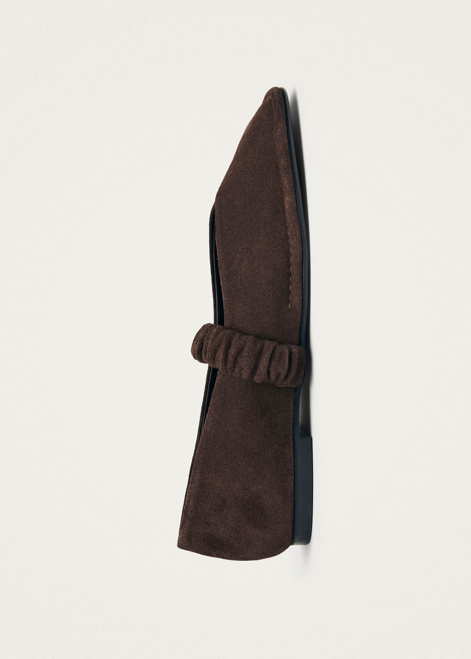 Lautan Ballerine in Pelle Scamosciata Marrone