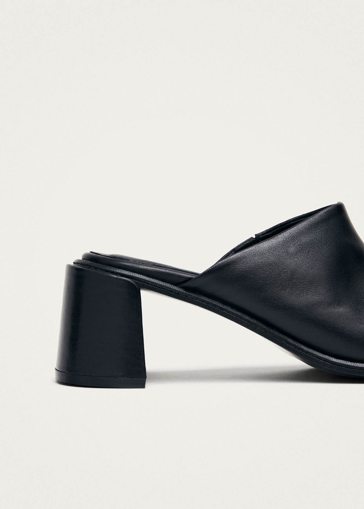Mules Lex en cuir noir
