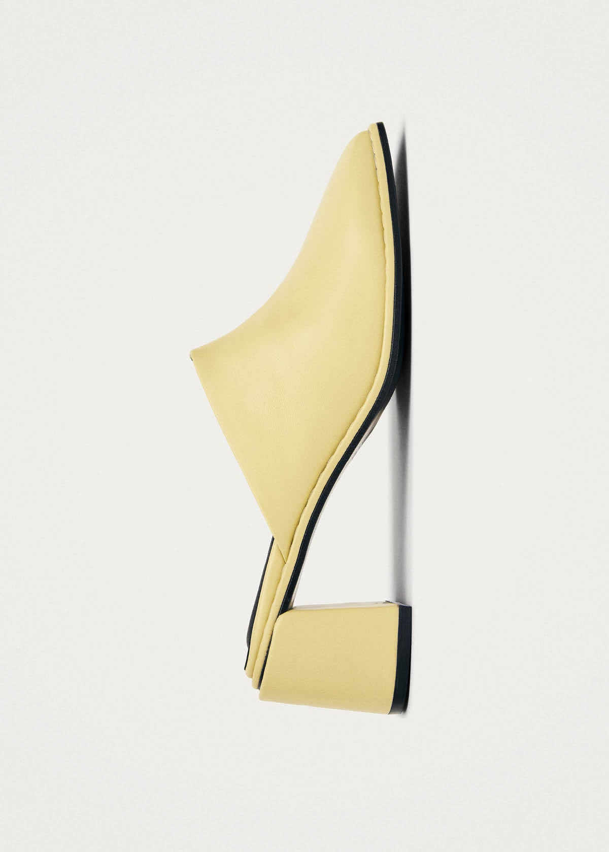 Mules Lex Butter en cuir jaune