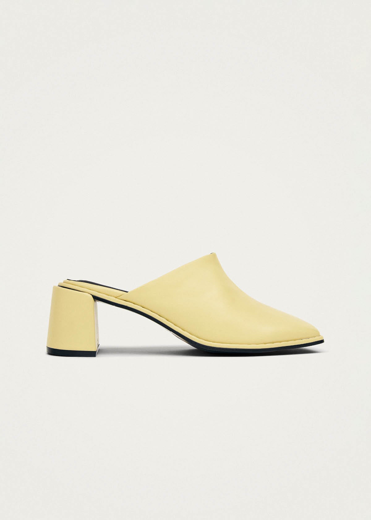 Mules Lex Butter en cuir jaune