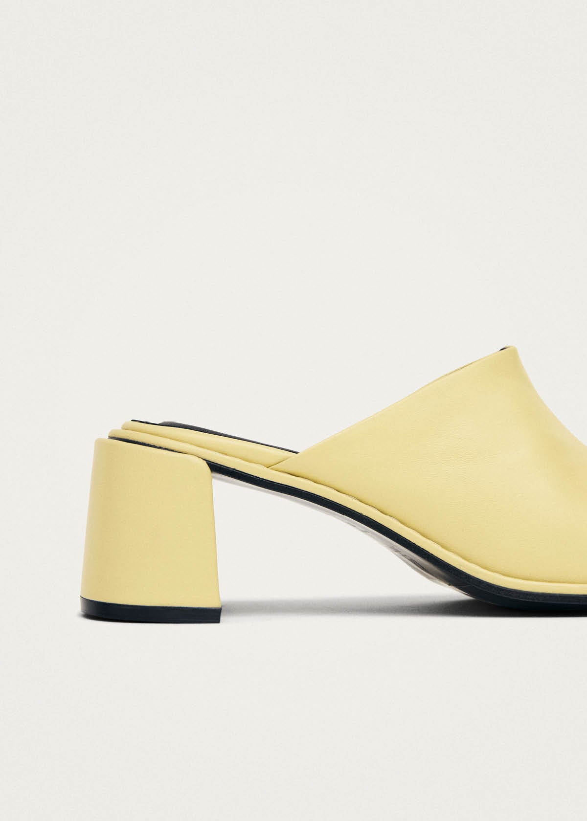 Mules Lex Butter en cuir jaune