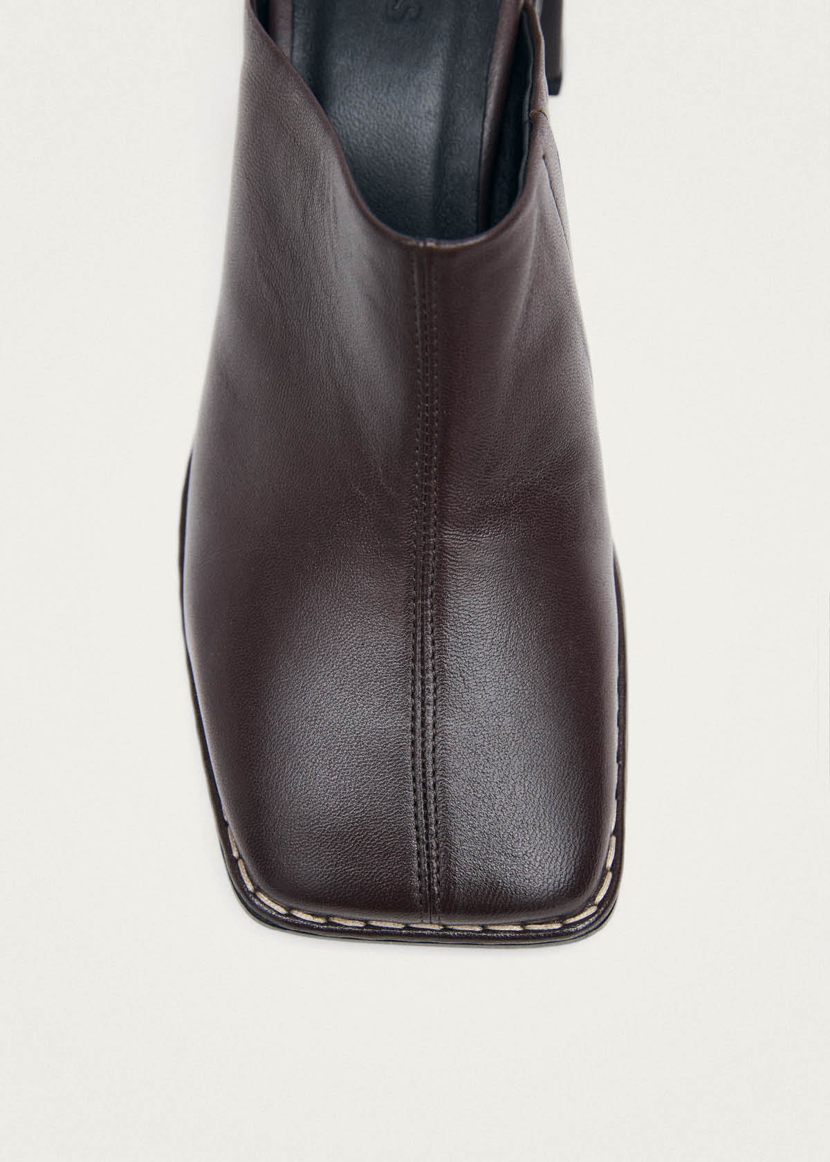 Mules en cuir Lex chocolat noir