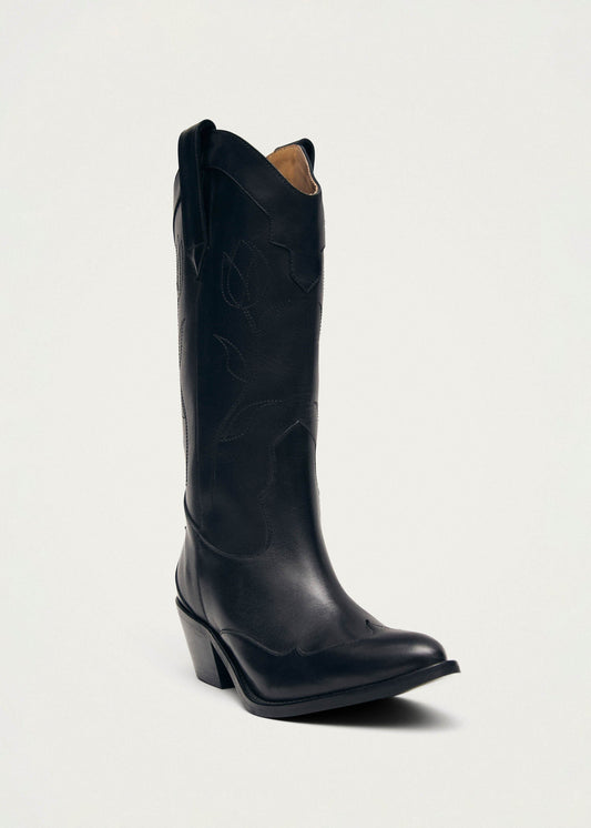 Liberty Black Leather Boots-image