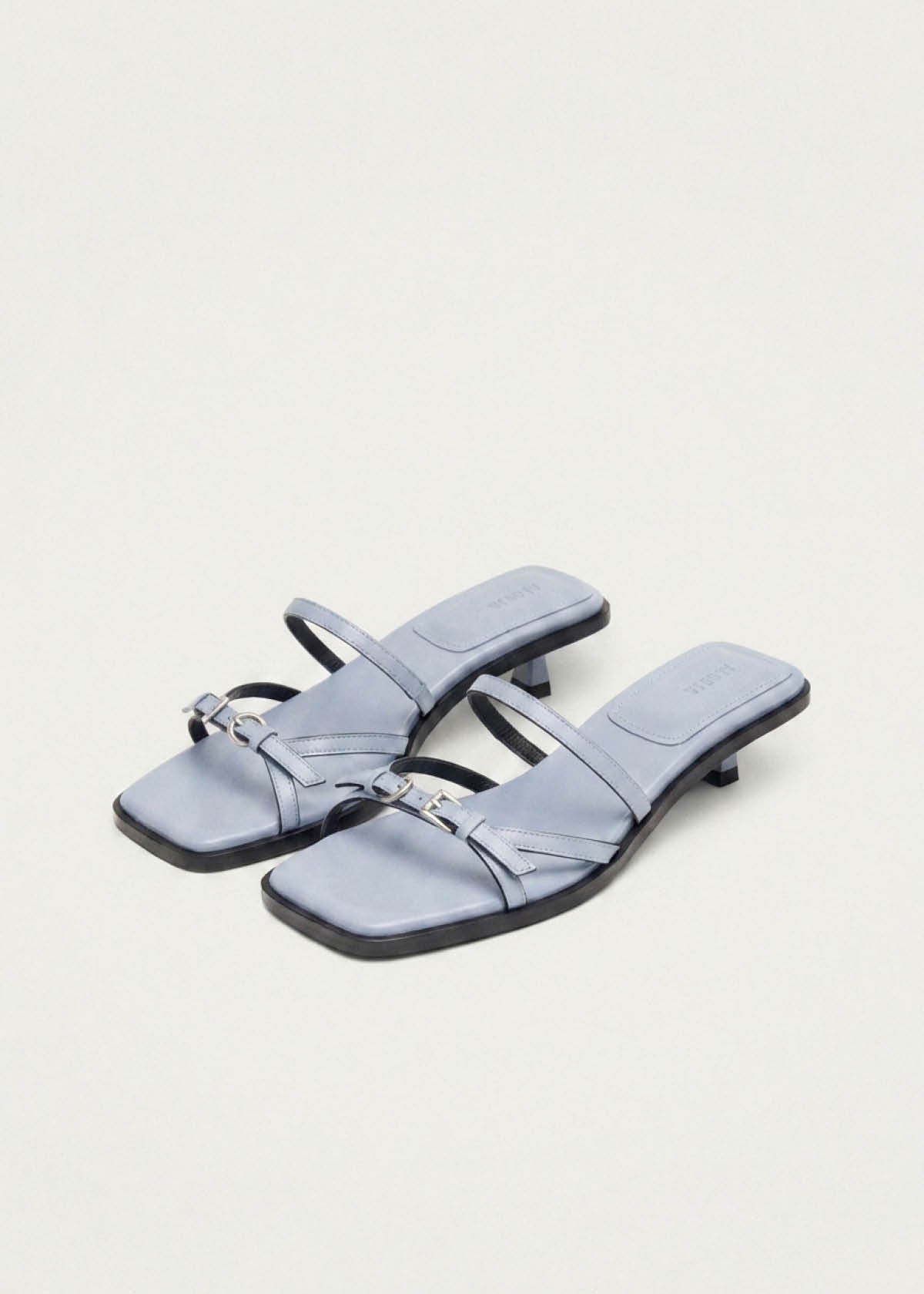 Sandalias de cuero azul Liko