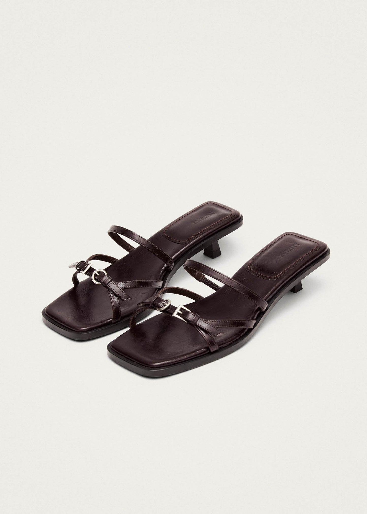 Liko Rift Dark Brown Leather Sandals