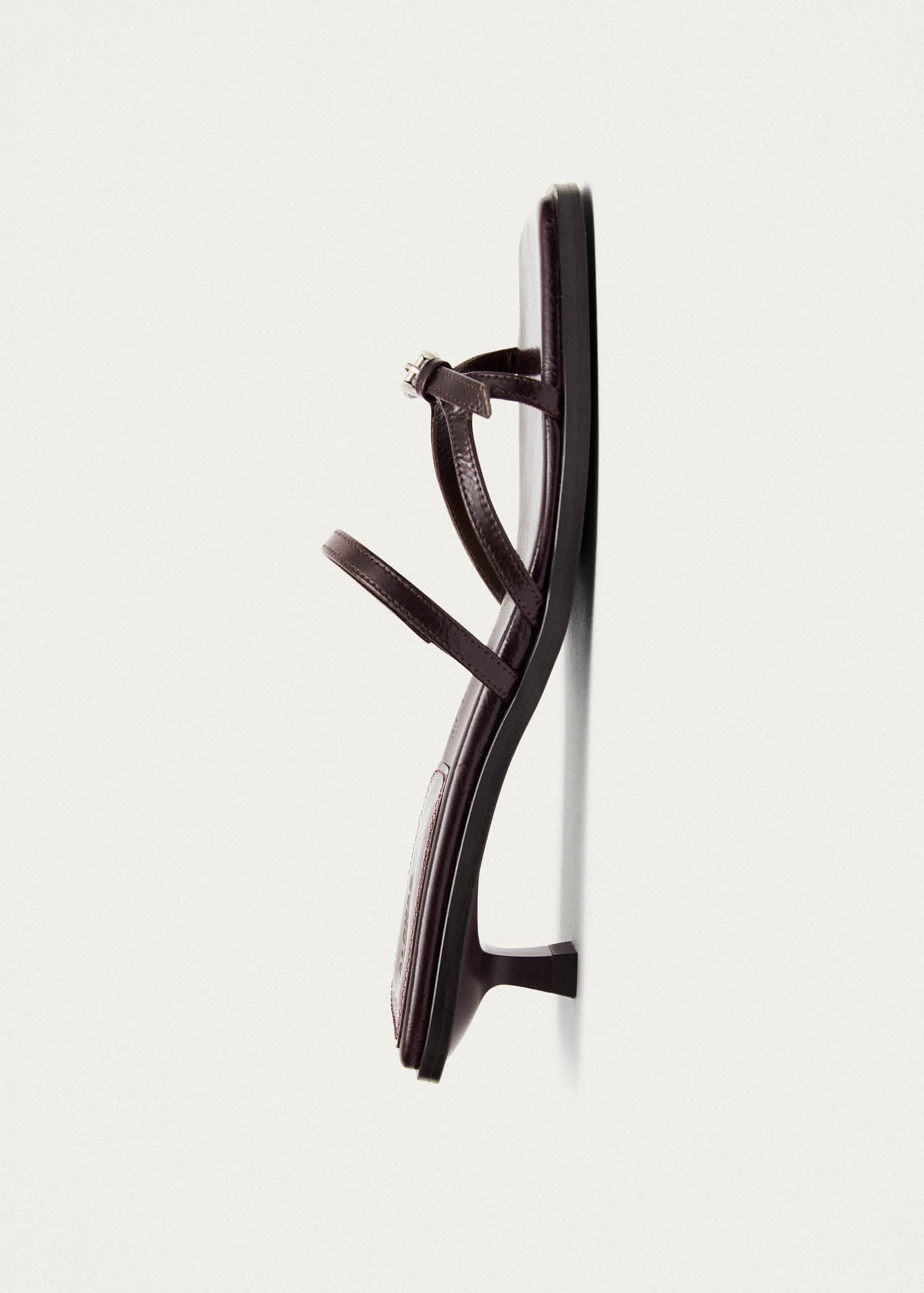 Liko Rift Dark Brown Leather Sandals