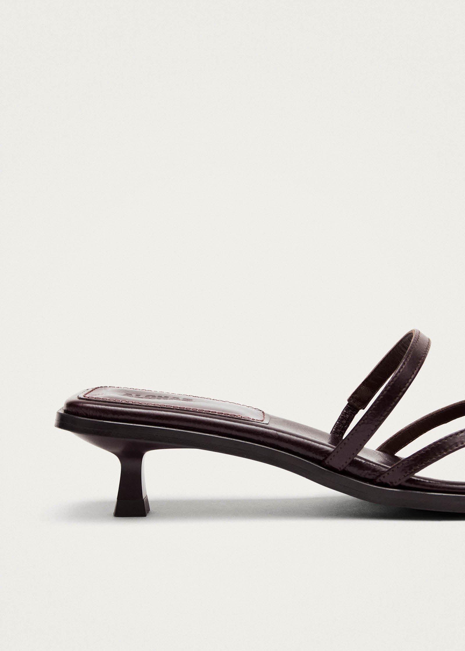 Liko Rift Dark Brown Leather Sandals