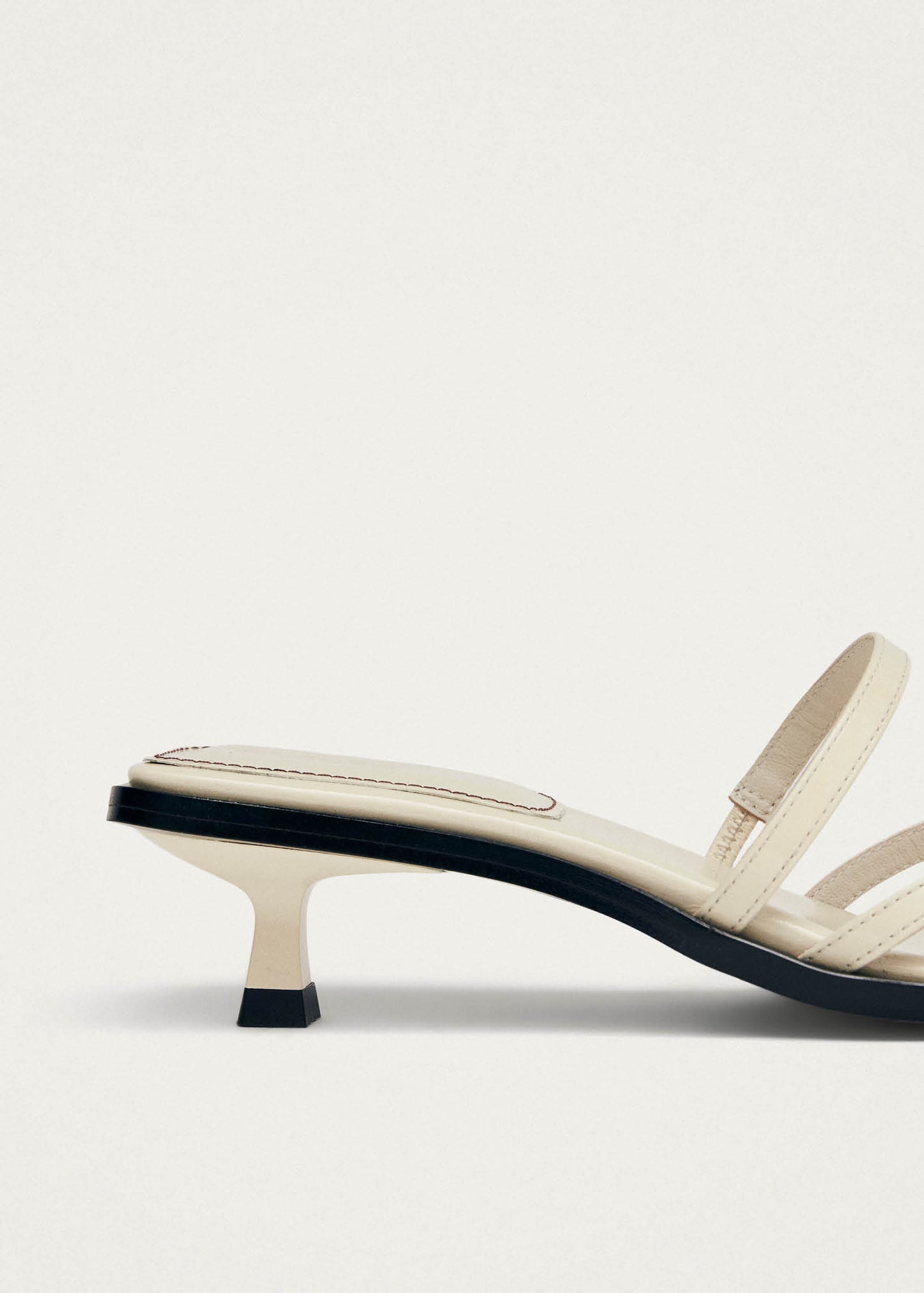 Liko Patent Cream Leather Sandals