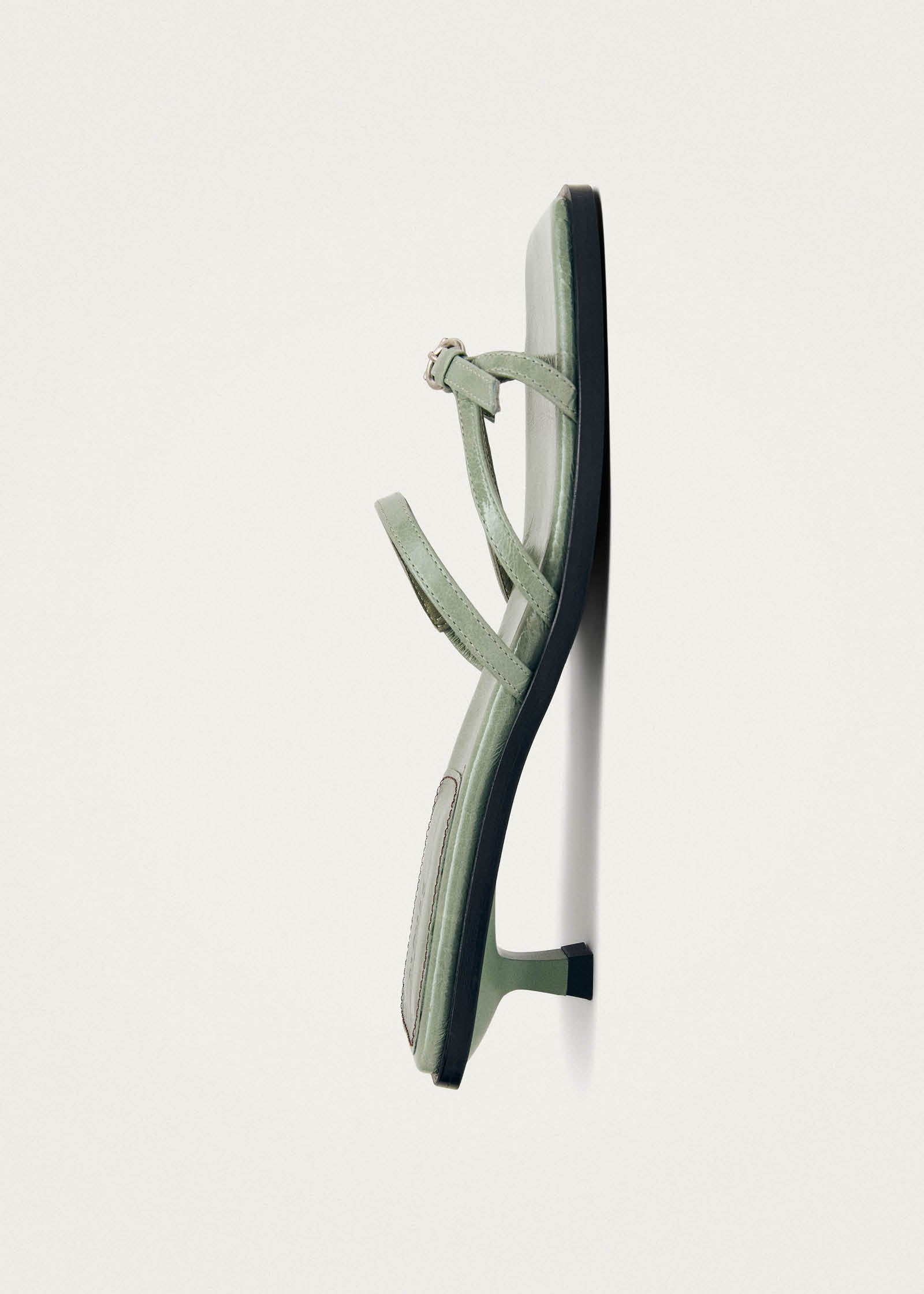 Liko Patent Matcha Leather Sandals