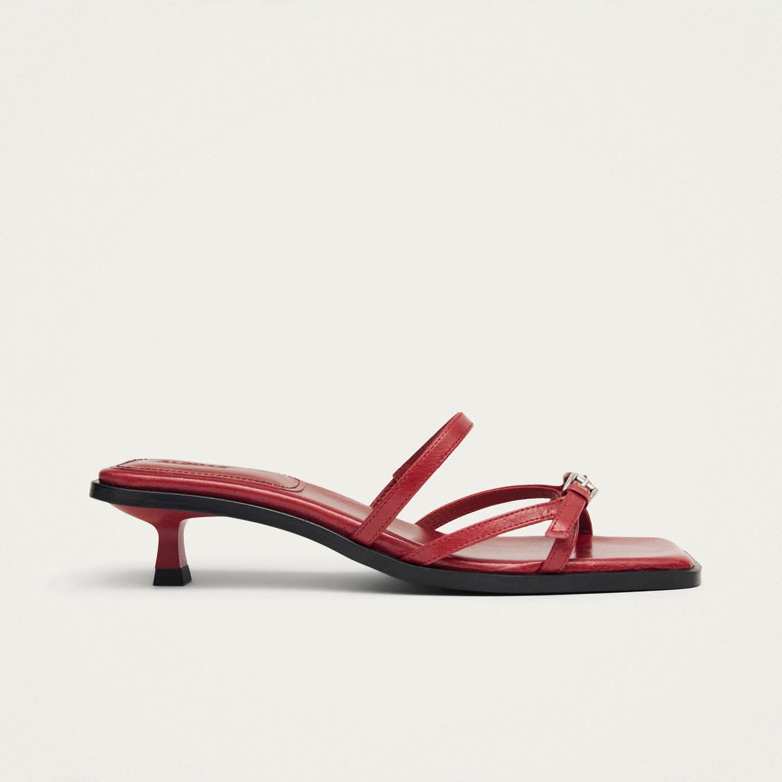Liko Rift Red Leather Sandals | ALOHAS