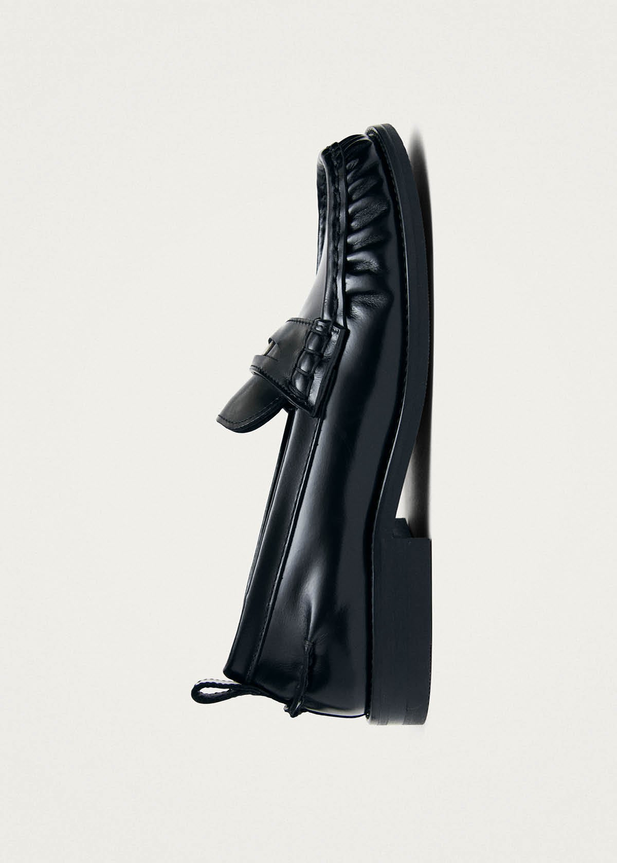Linden Black Leather Loafers