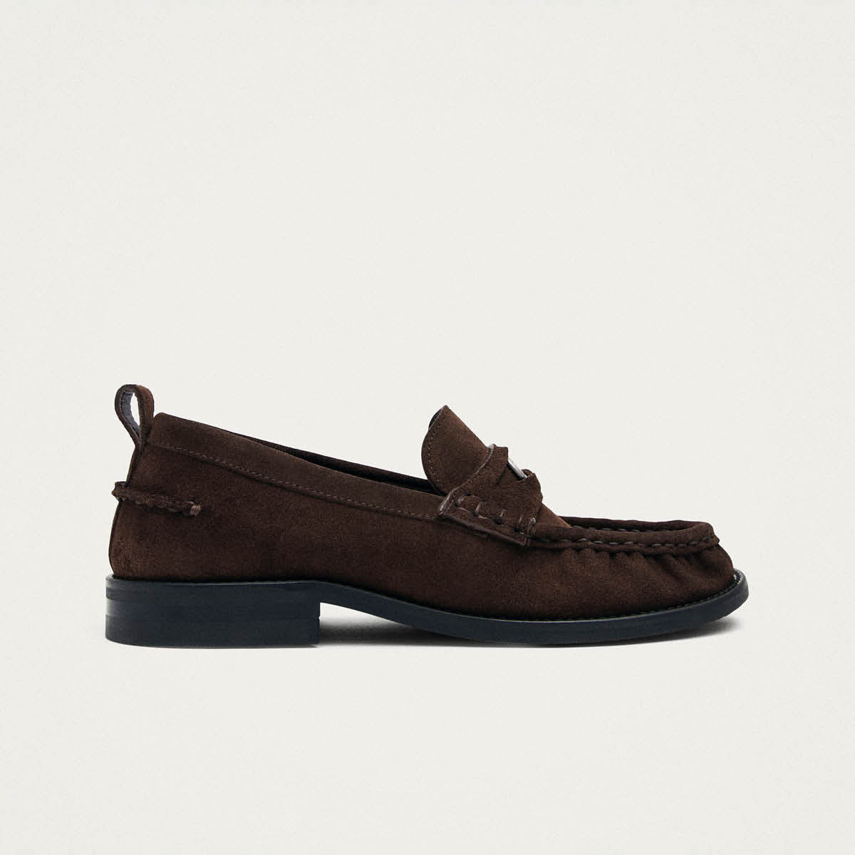Linden Suede Brown Leather Loafers