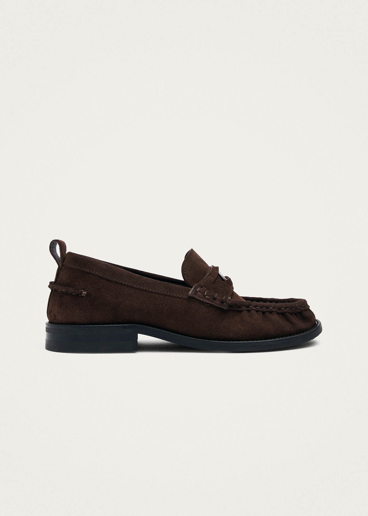 Linden Suede Brown Leather Loafers
