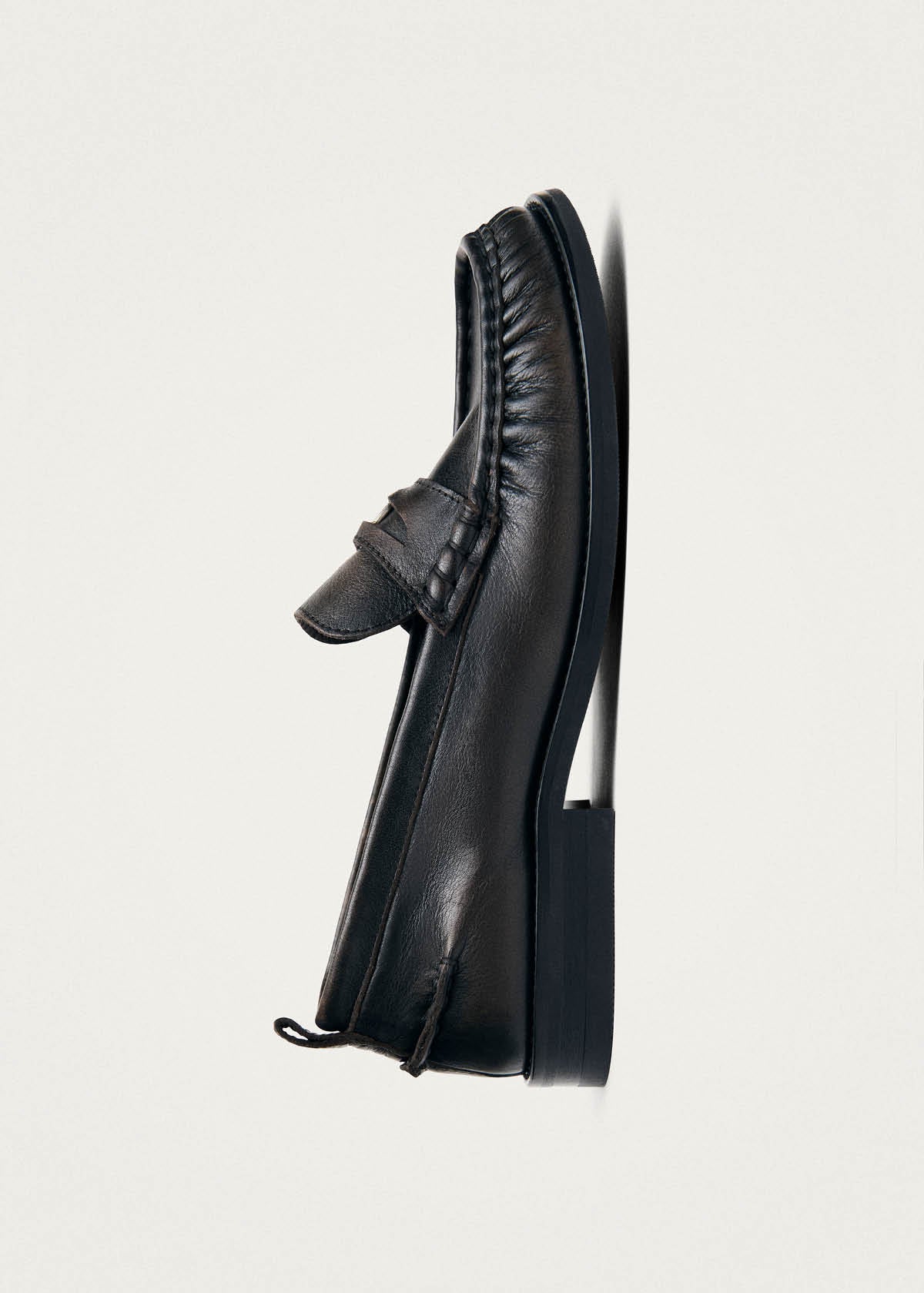 Linden Vintage Effect Brown Leather Loafers
