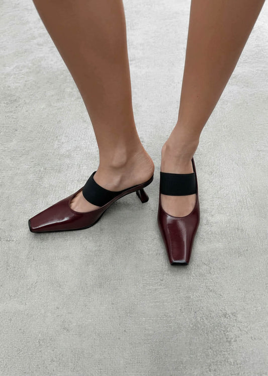 Lokahi Rift Tacones de Cuero Burdeos-image