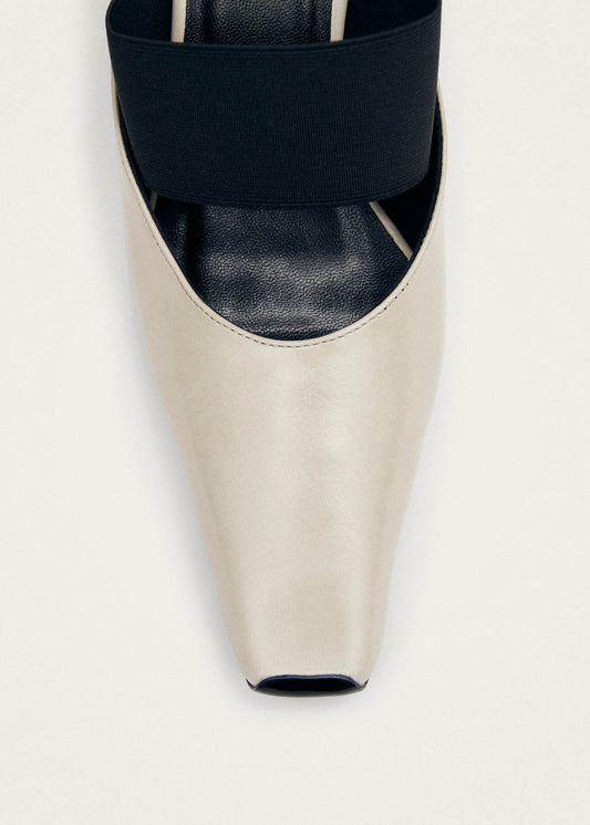 Lokahi Rift Tacones de Cuero Color Crema-image