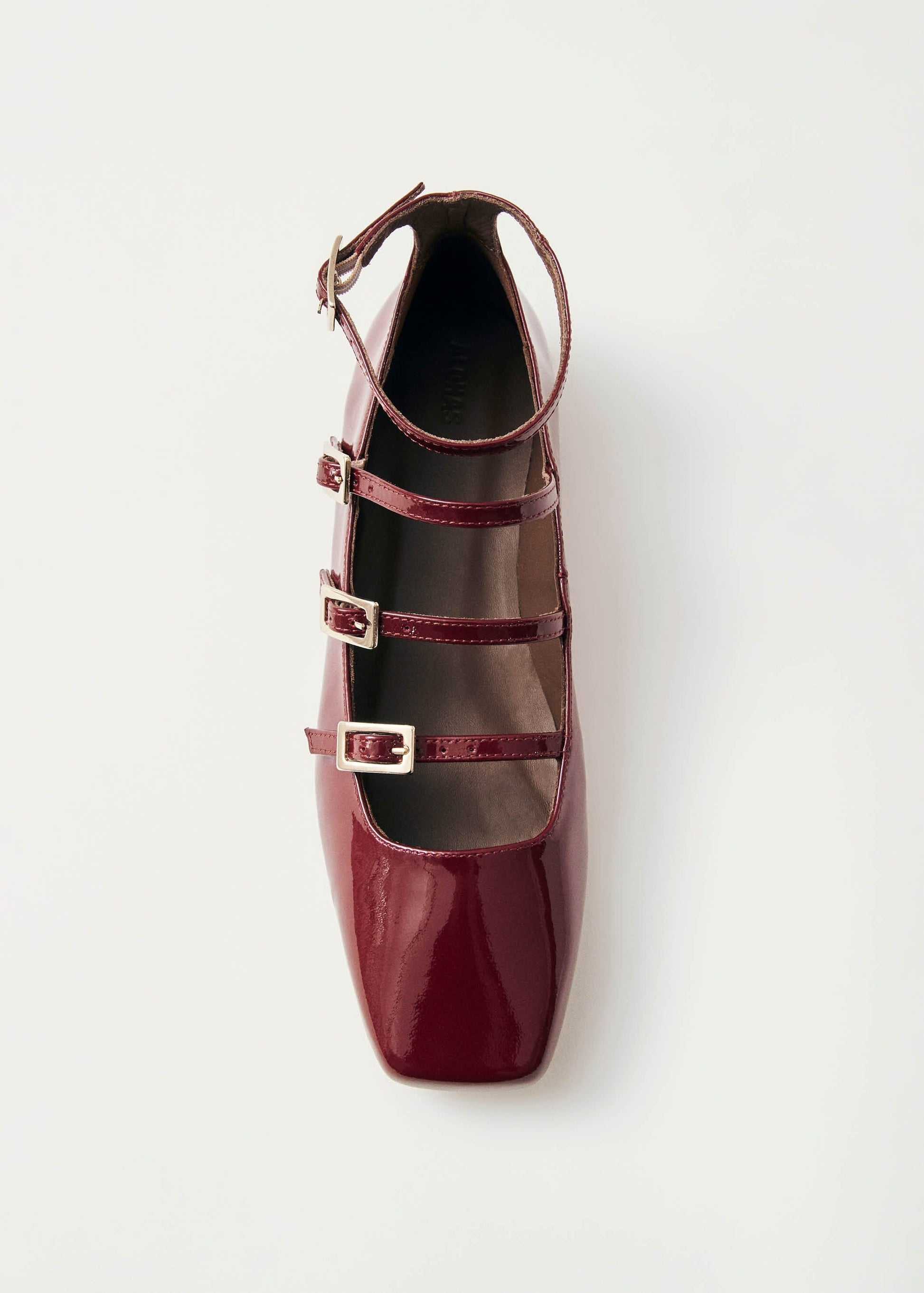 Luke Onix Wine Burgundy Leather Ballet Flats Ballet Flats ALOHAS