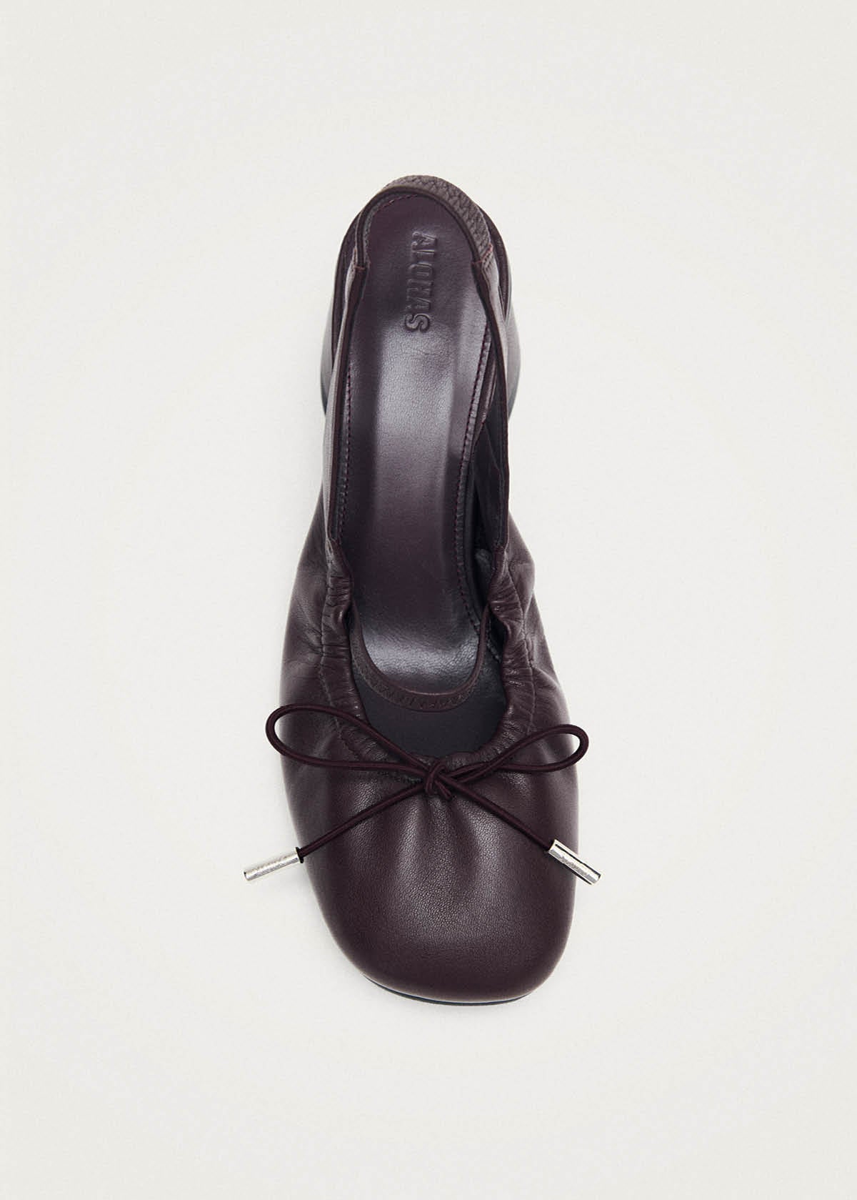 Escarpins en cuir bordeaux Marly