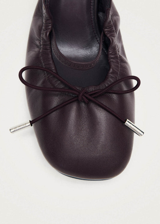 Escarpins en cuir bordeaux Marly-image