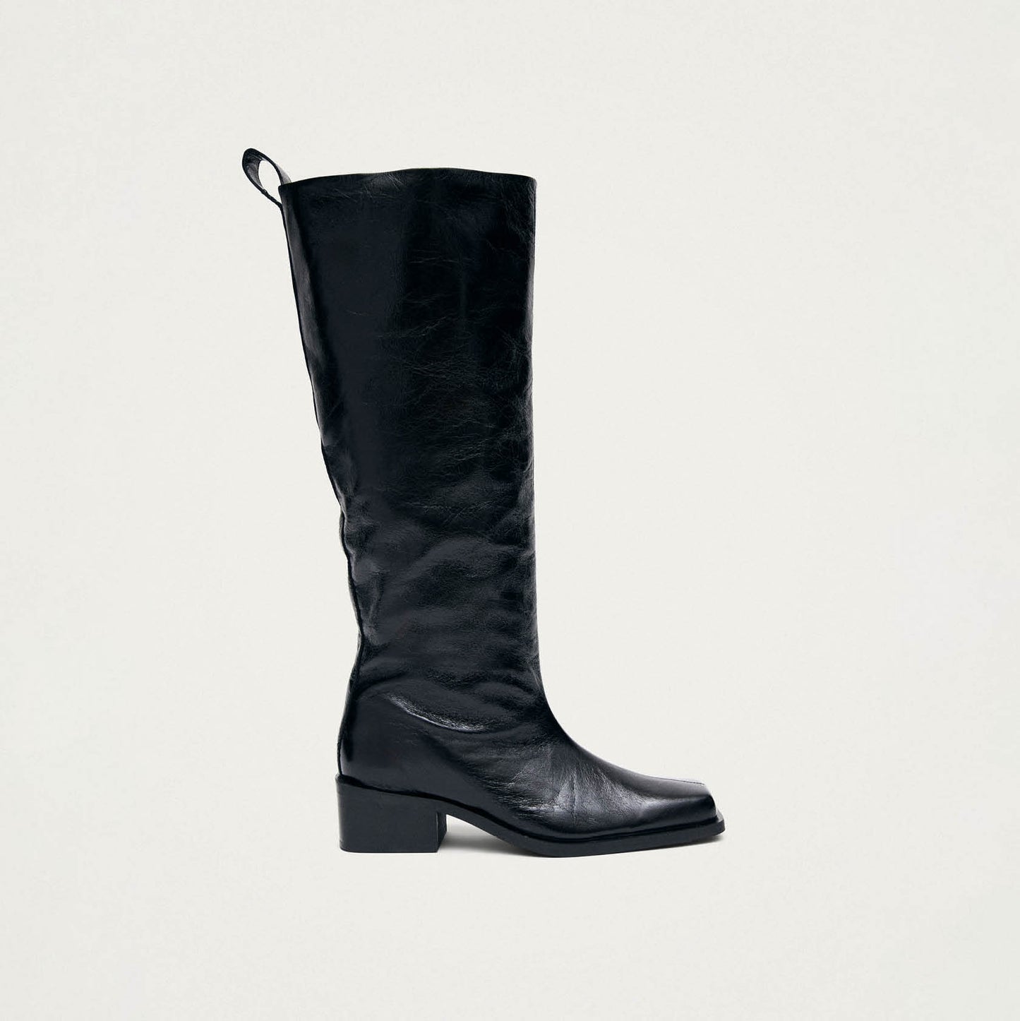 Milo Rift Black Leather Boots