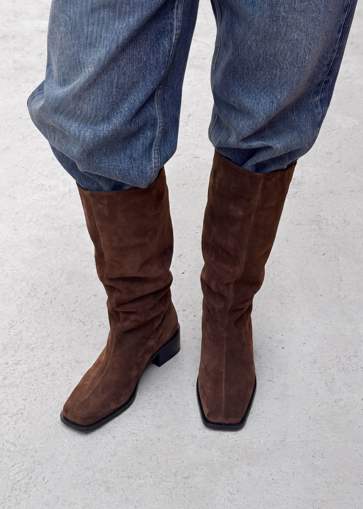Milo Suede Brown Leather Boots