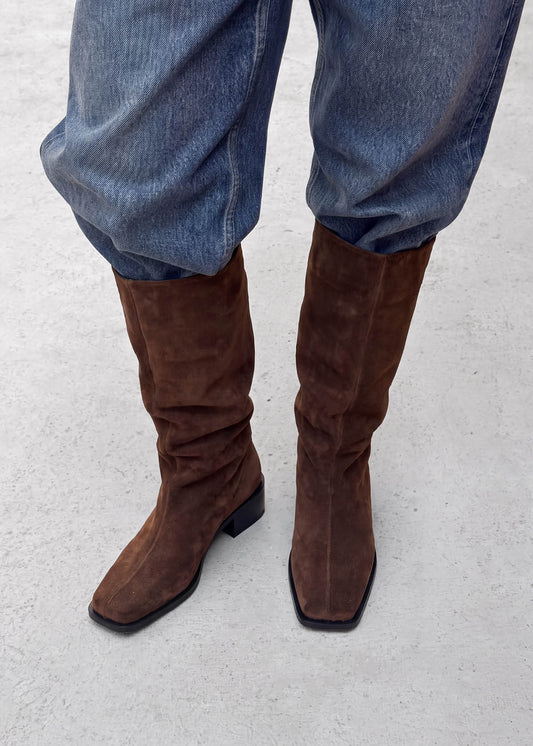 Milo Suede Brown Leather Boots-image