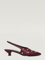 studs burgundy