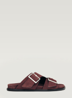 suede burgundy