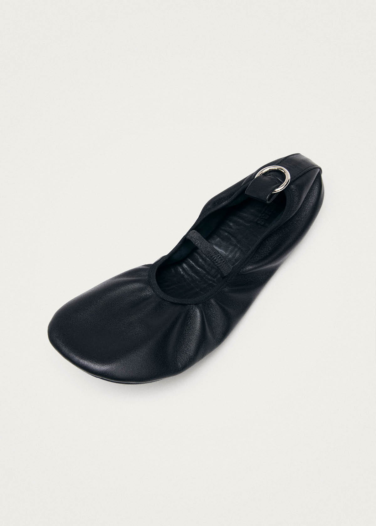 Naira Ballerine in Pelle Nera