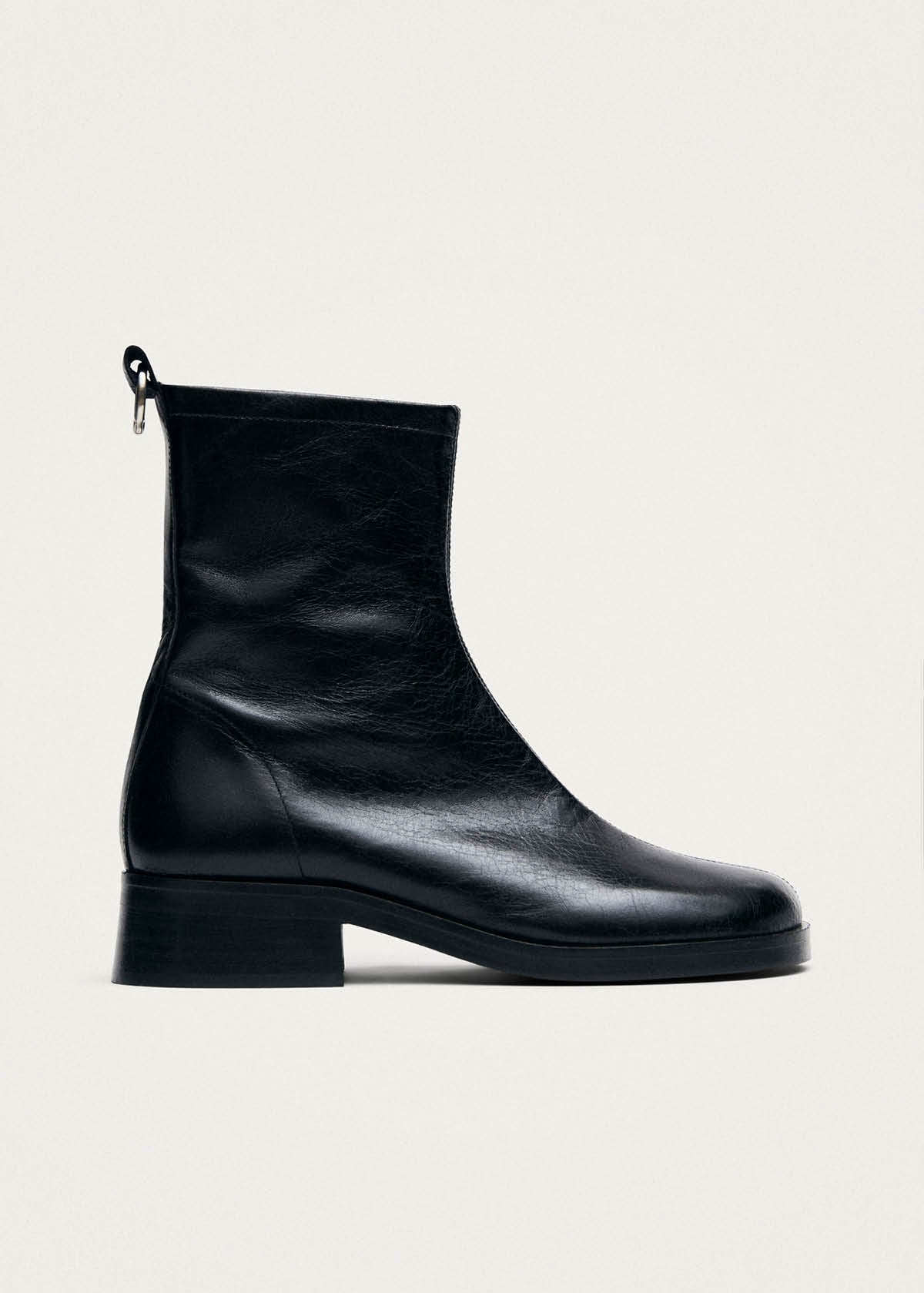 Niam Rift Botines de Cuero Negro